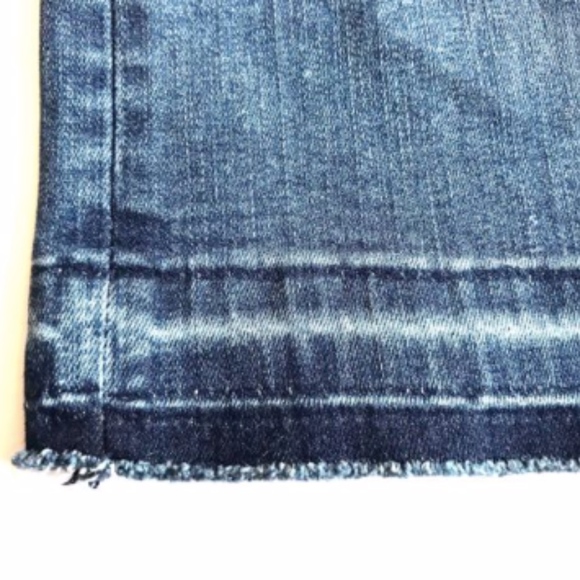 NWT Chelsea28 Denim Crop Jeans 2 Wide Leg NEW Blue - Picture 6 of 8